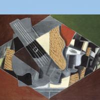 Braque-Guitare et verre