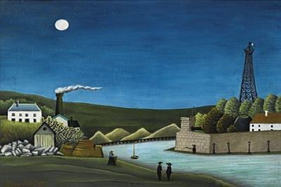 Henri Rousseau la Seine a  Suresnes -1911