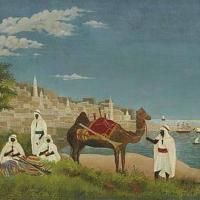 Henri rousseau paysage d alger1880