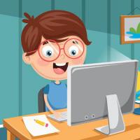 Illustration enfant ordinateur 29937 196