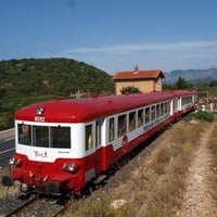 Maquette le train rouge