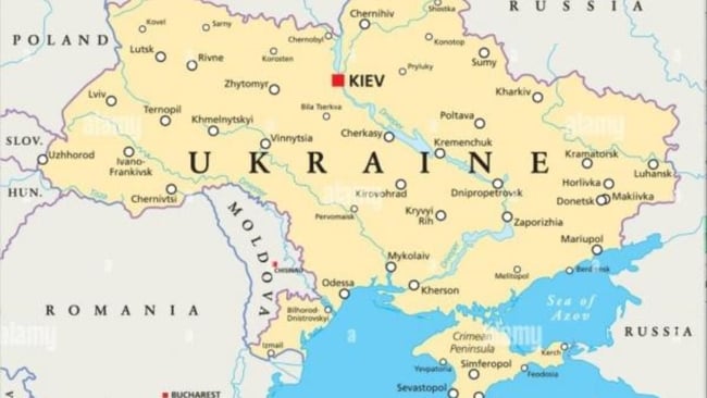 Maquette poutine et ukraine