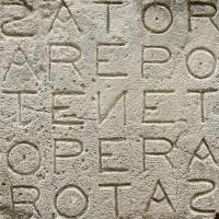 Sator square at oppede