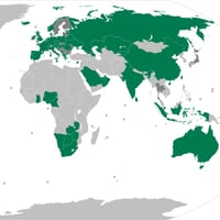Spar world map