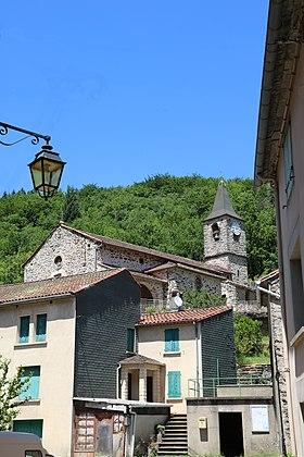 Verreries de moussans eglise vue 1